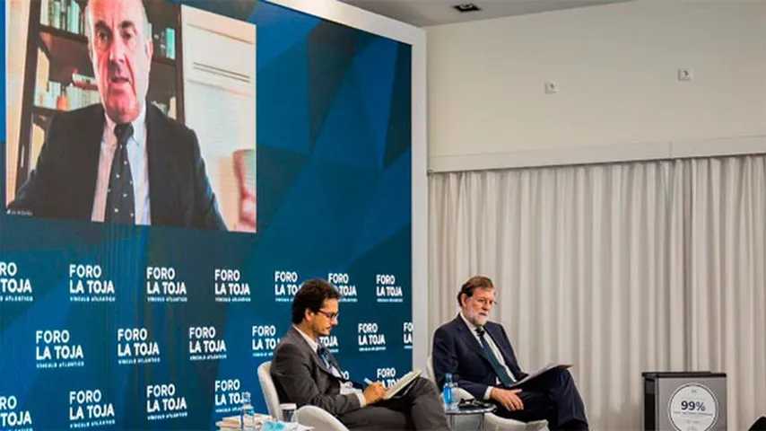 Mariano Rajoy en el último encuentro del Foro La Toja. (Foto: @MarianoRajoy)