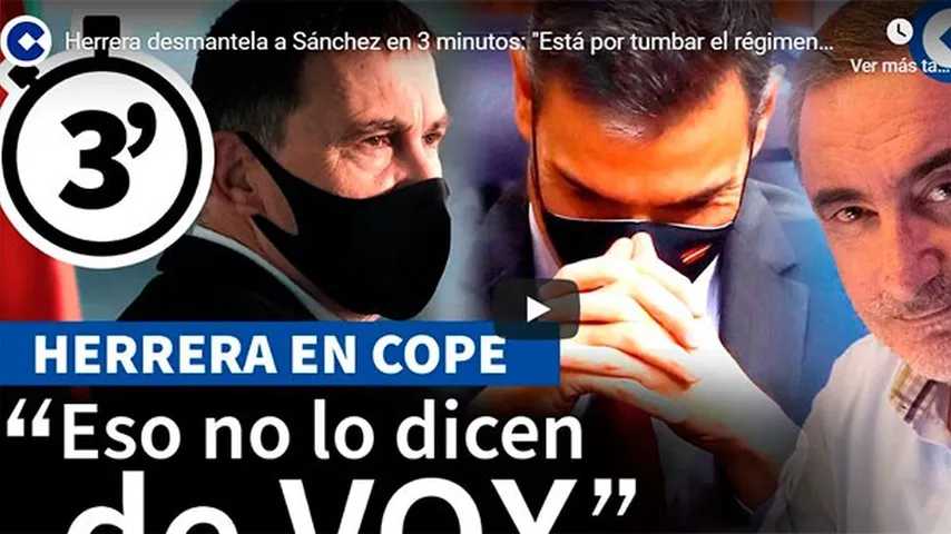 Aviso de que unos Presupuestos condicionados por Bildu y ERC sean los que necesita España. (Imagen: Cadena COPE)e