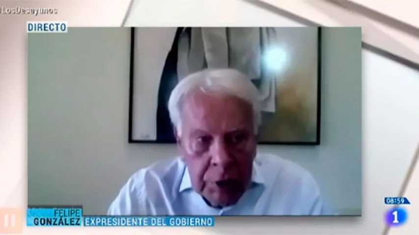 Importantes y esclarecedoras declaraciones de Felipe González a Los Desayunos de TVE. (Foto: 24h/RTVE)